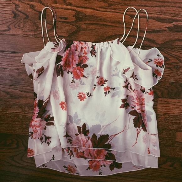 Express Floral Tank Top - Picture 2 of 3